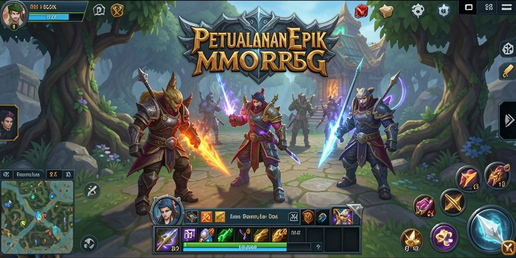 Screenshot gameplay 8ZK yang menunjukkan aksi pertarungan seru.