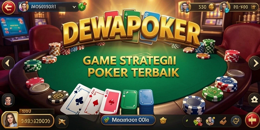 Tampilan permainan DEWAPOKER yang menarik dan penuh strategi.