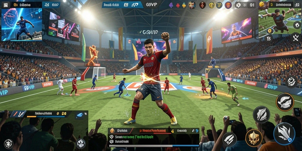 Screenshot utama G9VIP menampilkan gameplay simulasi yang menarik.