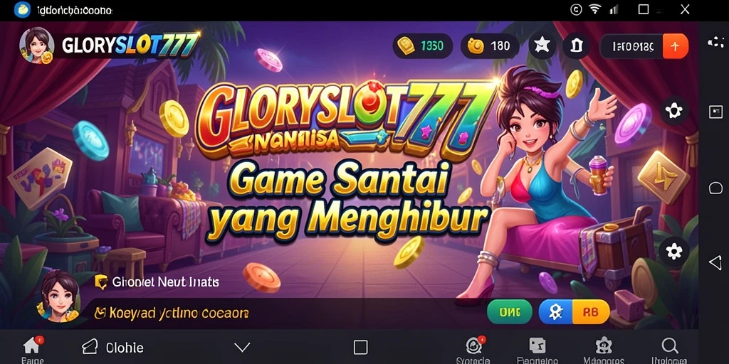 Tampilan menarik dan gameplay seru dari GLORYSLOT777