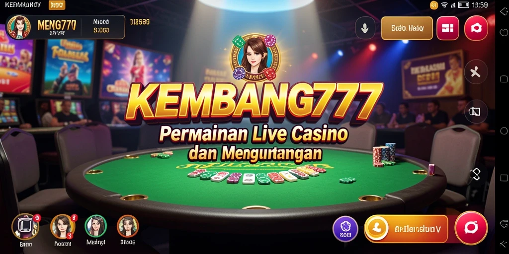 Gameplay Live Casino yang seru dan interaktif di KEMBANG777.