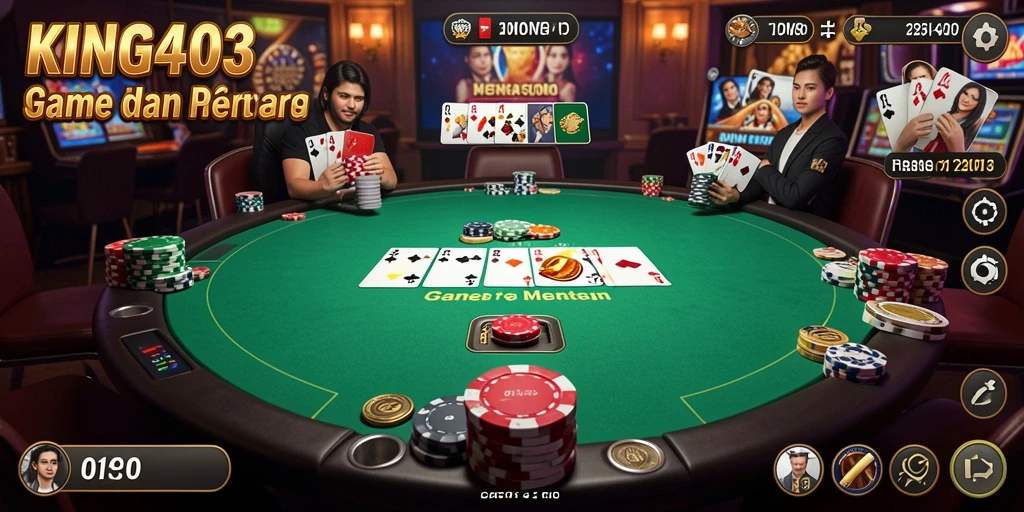 Screenshot menunjukkan gameplay menarik dari KING403 dengan pemain yang terlibat.