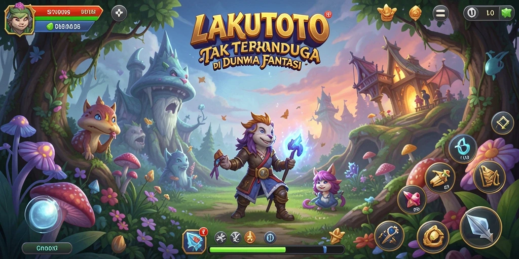 Tampilan screenshot gameplay LAKUTOTO yang menampilkan pertarungan seru.