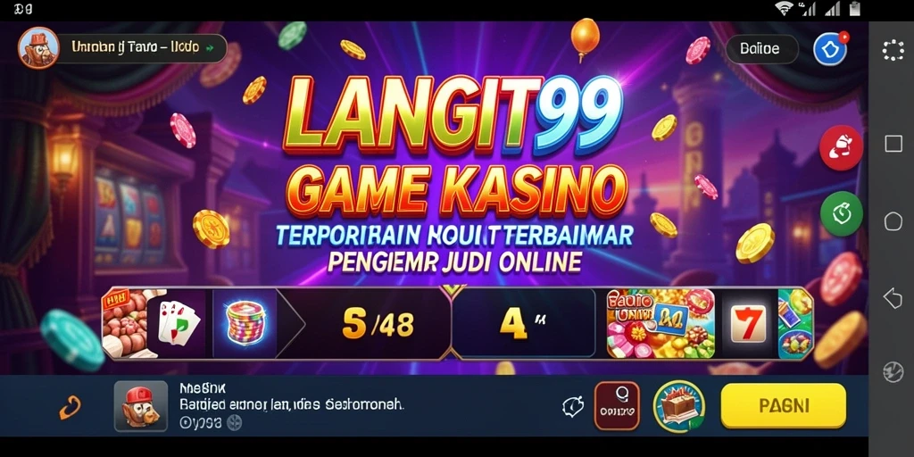 Tampilan grafis mengesankan dari gameplay Kasino LANGIT99.