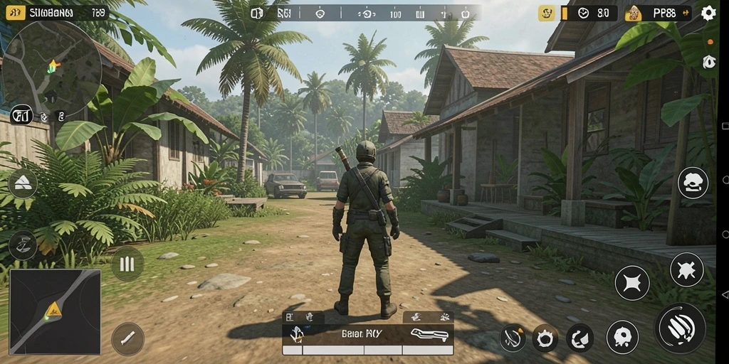 Tampilan gameplay menarik dari PP88 yang menampilkan dunia virtual.