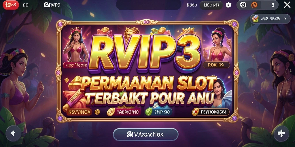 Tampilan gameplay menarik dari permainan slot RVIP3.